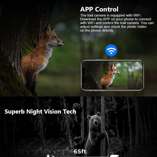 SE-H40 4G Solar-Powered Hunting Camera With Full-Color Night Vision And Two-Way Audio