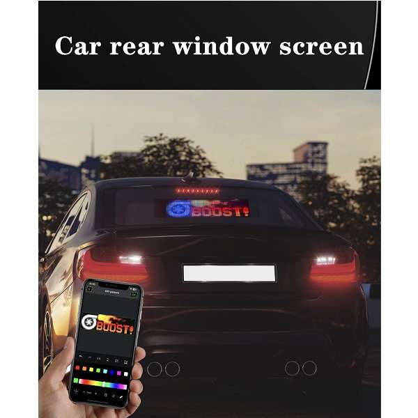 SE-TQ39 Flexible LED Matrix Sign Panel 20cm x 64cm Ipixel Color App