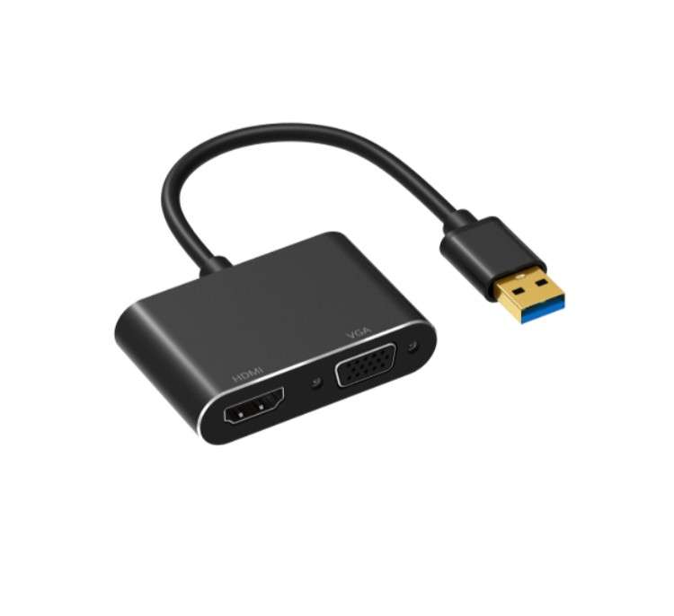 Tangka TK-H134 USB 3.0 To HDMI + VGA  Adapter Converter Cable