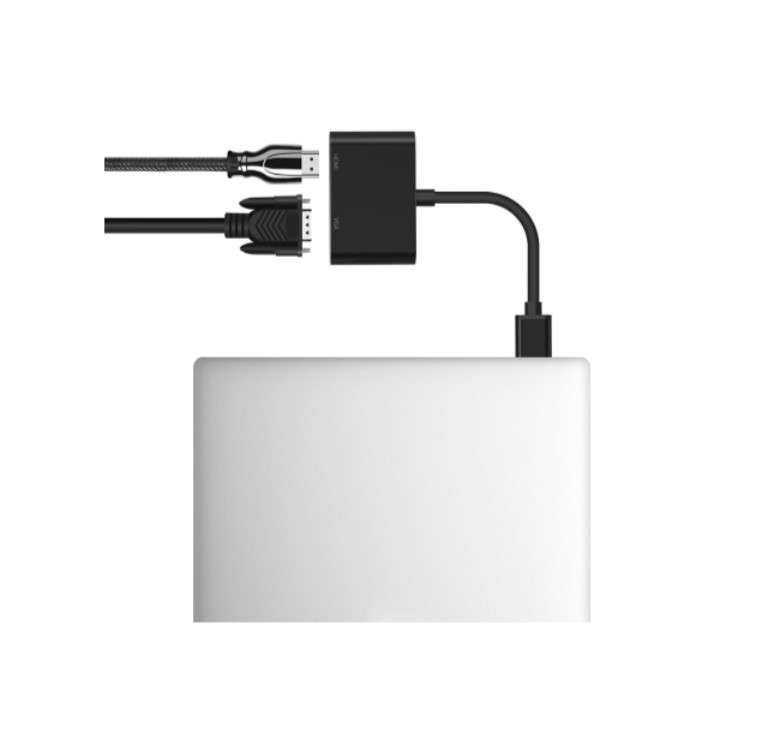 Tangka TK-H134 USB 3.0 To HDMI + VGA  Adapter Converter Cable