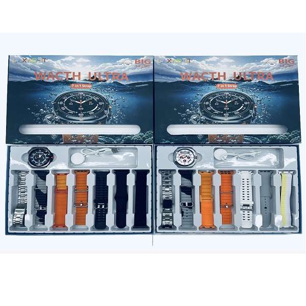 Watch Ultra 7 Strap In 1 Bluetooth 1.52" Smart Watch Set laxasfit app 