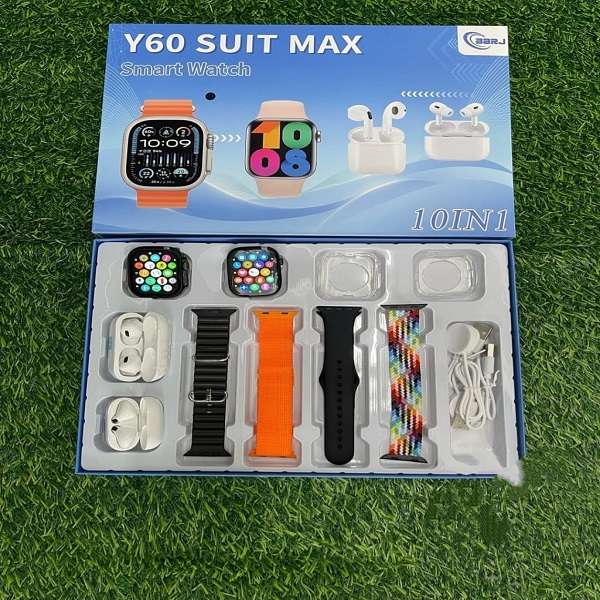 Y60 Suit Max 10-in-1 Smart Watch Set