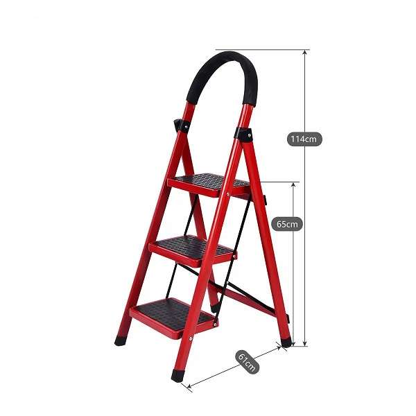 XF000024 3 Step Foldable Anti-Slip Household Ladder