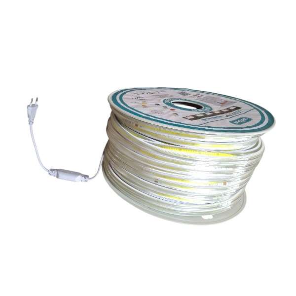 Aerbes AB-G25 White 100m Roll 220V LED Strip 288 LEDs/m Cuttable Single Panel Light