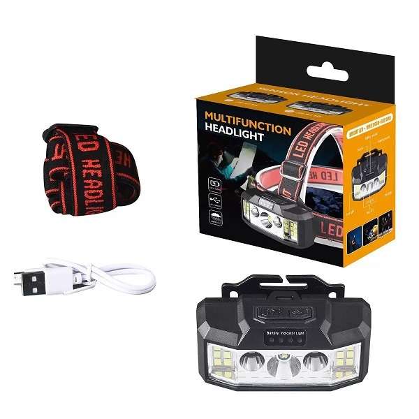 FA-911A Rechargeable Sensor LED Headlamp With Battery Indicator