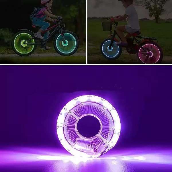A13-S Bicycle Safety Wheel RGB Light Hub