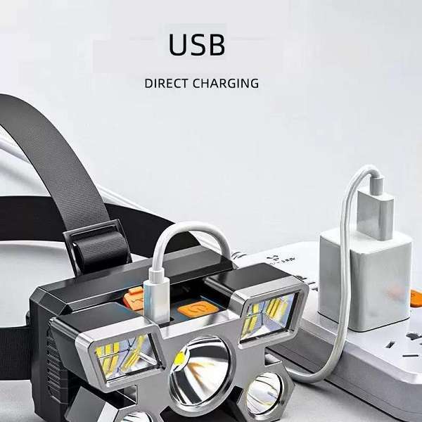 183805 Reachargeable 5 LED HeadLamp