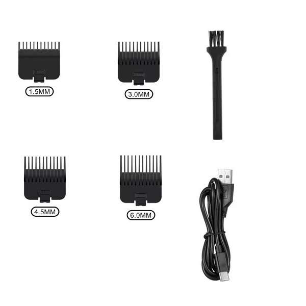 Aerbes AB-LF63 1500Mah 3W Rechargeable Electric Hair Clipper