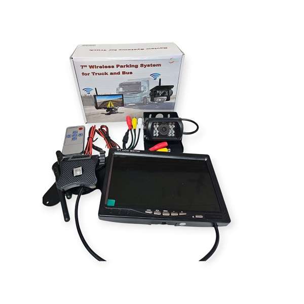 7" Wireless Parking Camera For Heavy Duty Vehicles