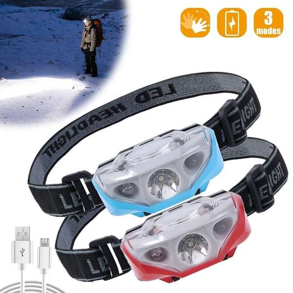 183806 Portable Rechargeable Sensor Headlamp