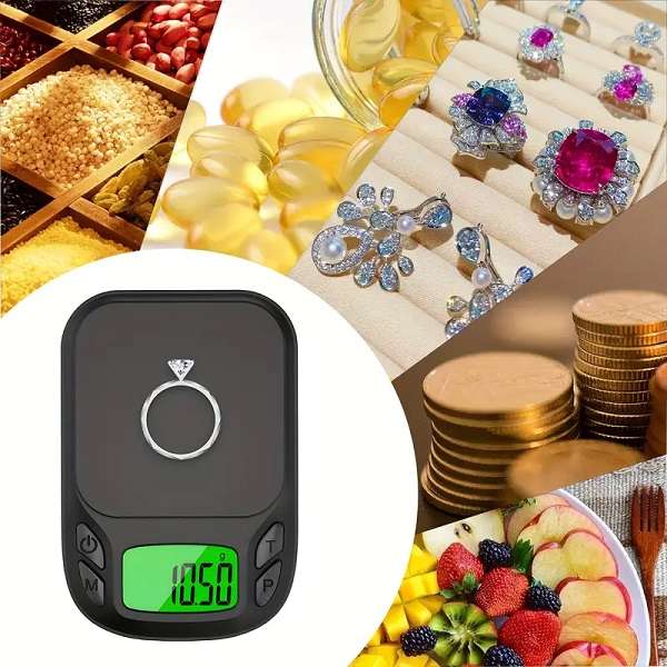 Aerbes AB-C21 Mini Pocket Size 7 Unit Electronic Scale For Jewellery