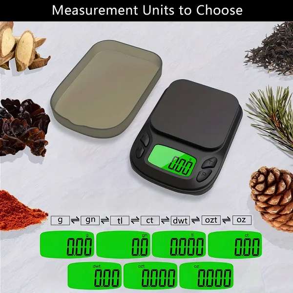 Aerbes AB-C21 Mini Pocket Size 7 Unit Electronic Scale For Jewellery