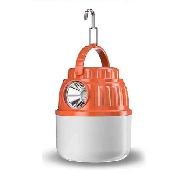 1831336 Dual Light Mode Rechargeable Solar LED Camping Lantern With Hook