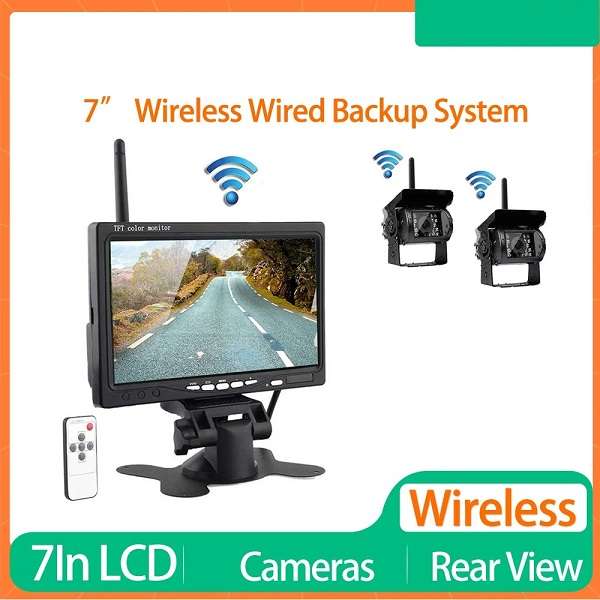 7" Wireless Parking Camera For Heavy Duty Vehicles