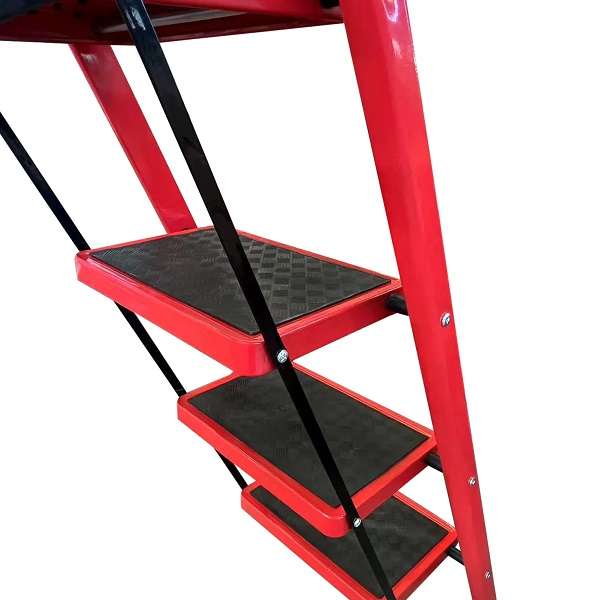 XF000026 5-Step Aluminium Non-slip And Multi-Purpose Portable Folding Household Ladder