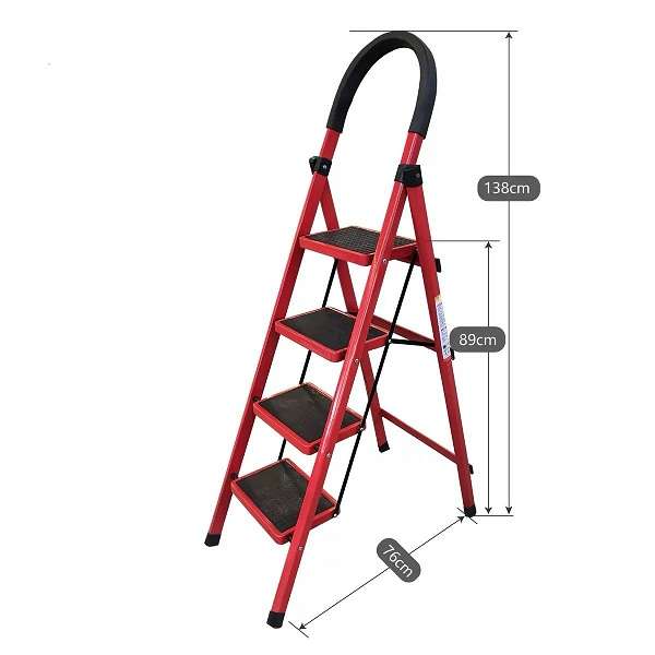 XF000025 4-Tier Household Anti-Slip Firm Ladder