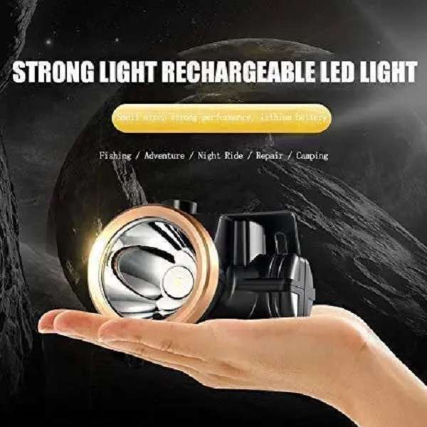 183759 Rechargeable Headlamp With 2 Lighting Modes