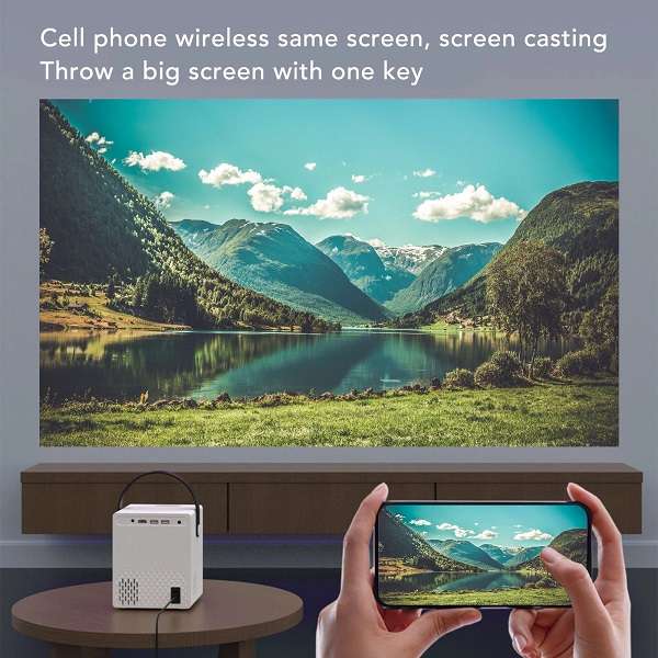 T9 Mini Full HD LED Projector 720P 200" Display