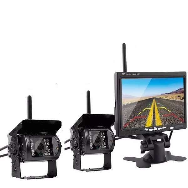 7" Wireless Parking Camera For Heavy Duty Vehicles