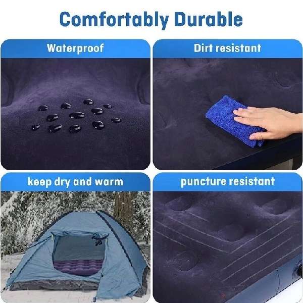 Xufu XF000023 Inflatable Flocked Air Mattress