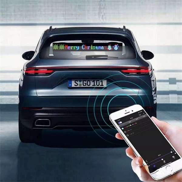 SE-TQ39 Flexible LED Matrix Sign Panel 20cm x 64cm Ipixel Color App