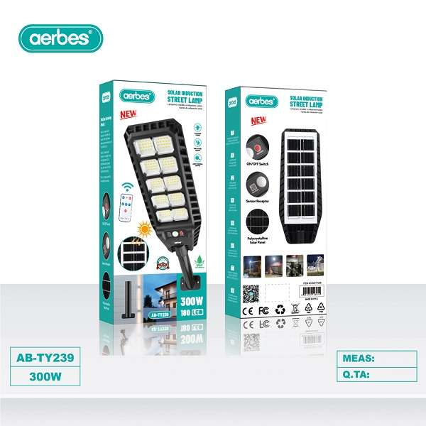 Aerbes AB-TY239 300W  Solar-Powered Street Light