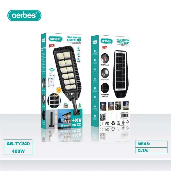 Aerbes  AB-TY240 400W Solar-Powered Street Light