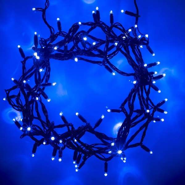 ZYF-D191 Blue 10M LED Inter-Connecting Black Cable Fairy Light
