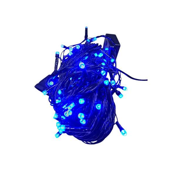 ZYF-D192 Blue 20M LED Inter-Connecting Black Cable Fairy Light