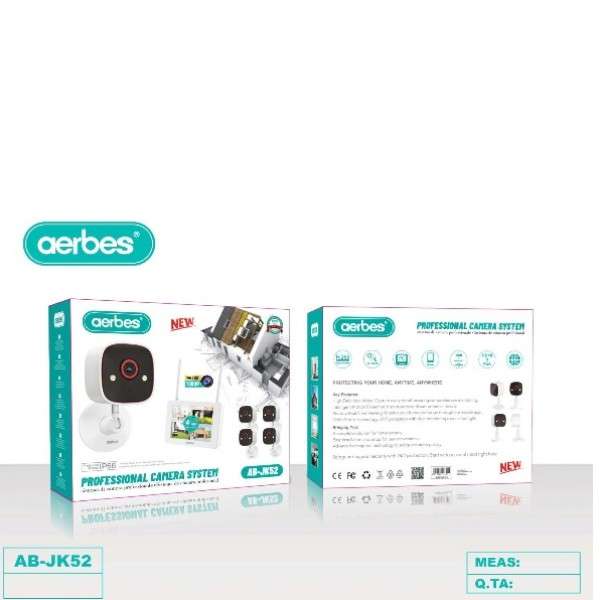 Aerbes AB-JK52 4 Channel With Screen Professional Camera System