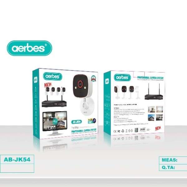 Aerbes AB-JK54  4 Channel CCTV Monitoring System