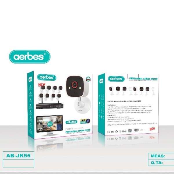 Aerbes AB-JK55 8 Channel CCTV Monitoring System