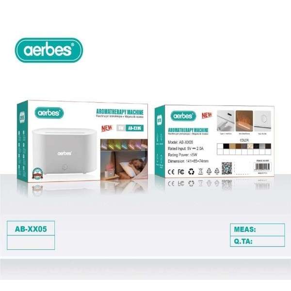 Aerbes AB-XX05 5W Aromatherapy Diffuser With Color Changing LED Night Light