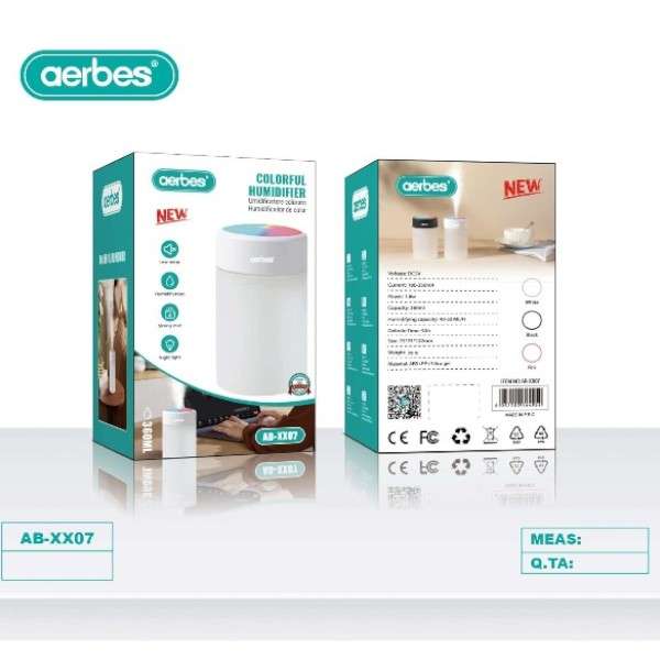 Aerbes AB-XX07 Colourful Humidifier Nighlight 5V 360ML