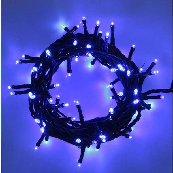 ZYF-D191 Blue 10M LED Inter-Connecting Black Cable Fairy Light