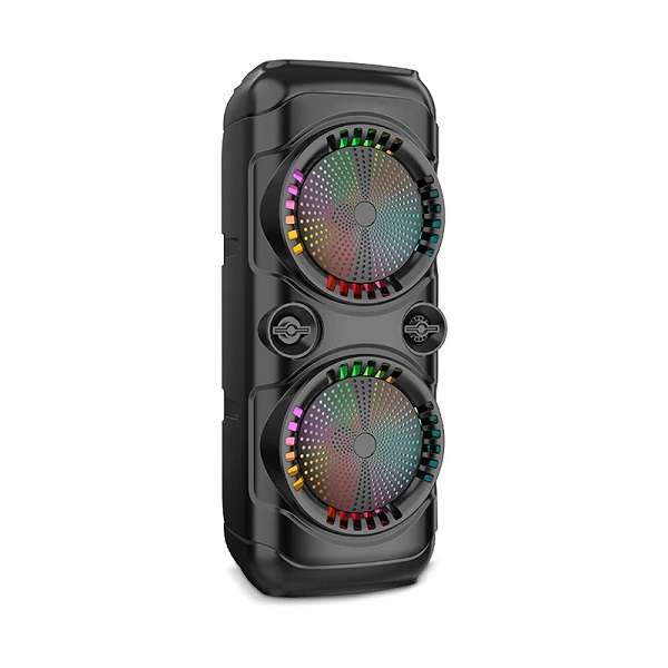 8 Dual Bluetooth RGB Karaoke Speaker With Mic, Remote And Bass Boost 20W