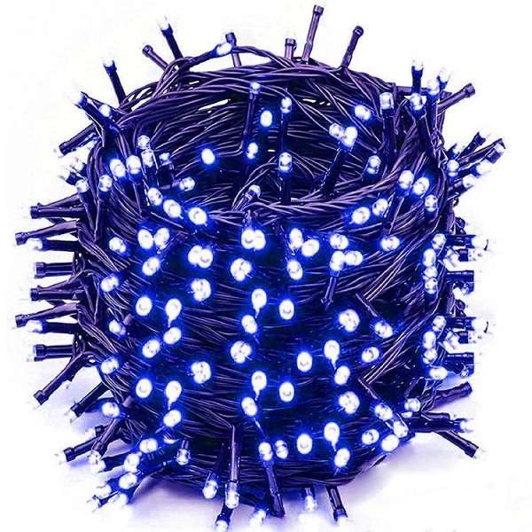 ZYF-D192 Blue 20M LED Inter-Connecting Black Cable Fairy Light