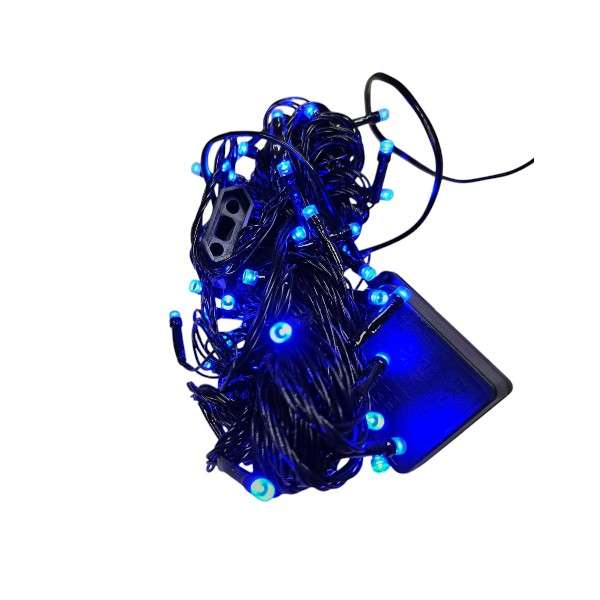 ZYF-D191 Blue 10M LED Inter-Connecting Black Cable Fairy Light