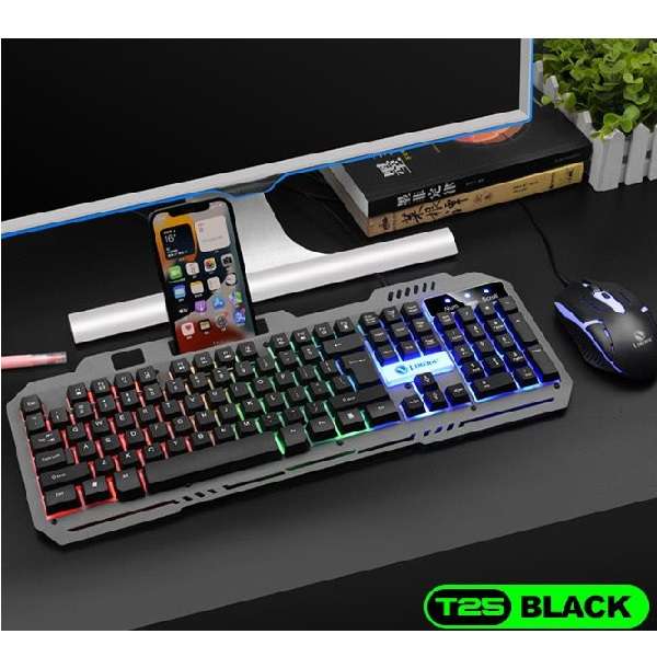 T25 Wired Gaming Keyboard And Mouse Set RGB