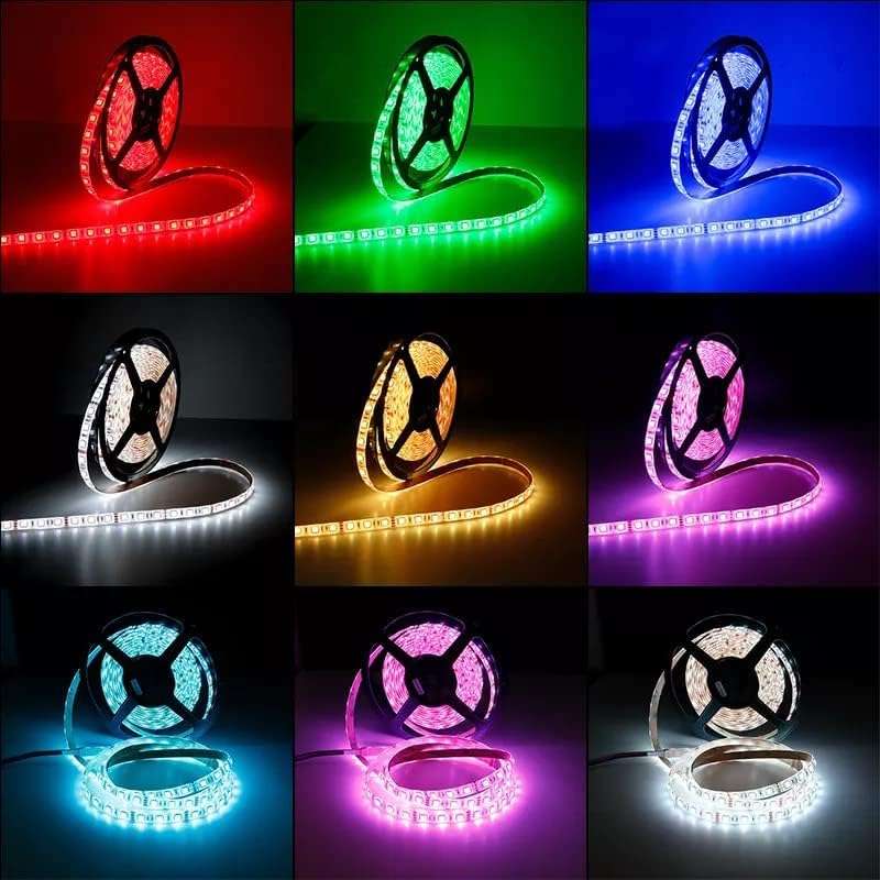 500009 USB LED Strip Lights TV Back Light 5050 RGB With Remote 5M