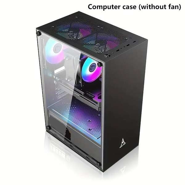 Hestart Computer Empty Chassis ATX/Micro  ATX/Mini ITX HDD Slot x 1 SSD Slot x 1