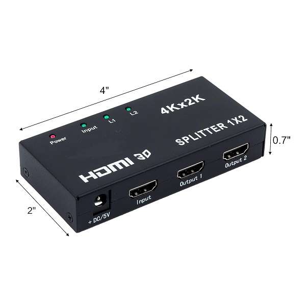 SE-L102 HDMI 4K 1 x 2 Splitter