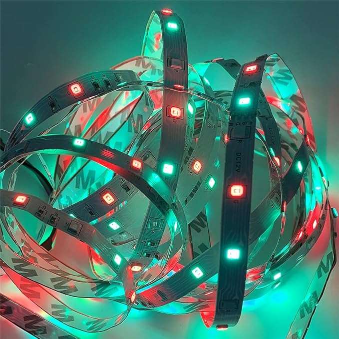 500007 LED Strip Lights t 5050 RGB With Remote 5M