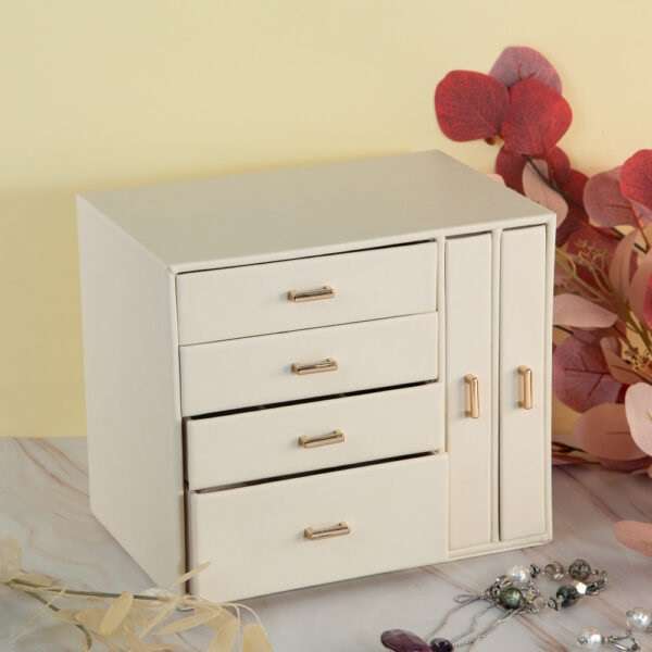 YD452915 Stacked 6 Compartment Drawer Jewellery Box 26.5cm x 18cm x 23cm