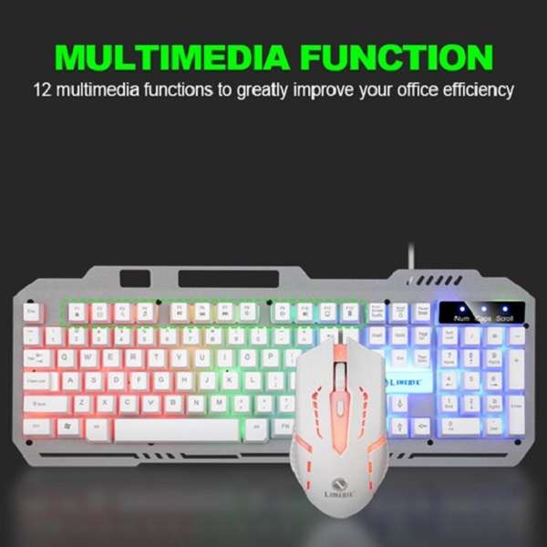 T25 Wired Gaming Keyboard And Mouse Set RGB