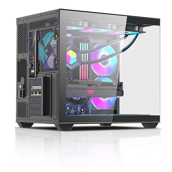 240-Black Plato Sea View Room Chassis Geforce RTX Micro ATX/Mini ITX HHD Slot x 1 SSD  Slots x 2 ...