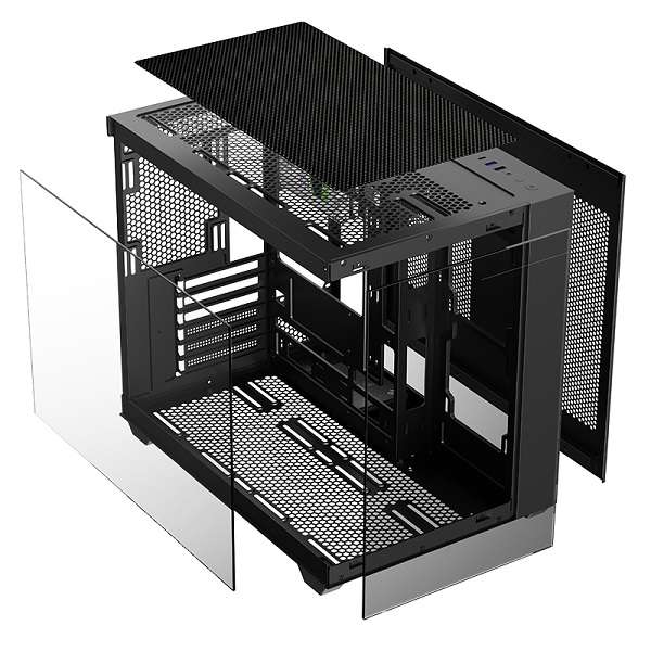 240-Black Plato Sea View Room Chassis Geforce RTX Micro ATX/Mini ITX HHD Slot x 1 SSD  Slots x 2 ...