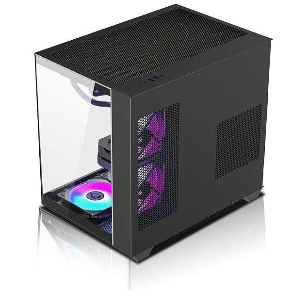240-Black Plato Sea View Room Chassis Geforce RTX Micro ATX/Mini ITX HHD Slot x 1 SSD  Slots x 2 ...