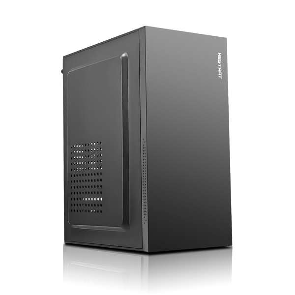 Hestart Chassis Little Soldier Desktop Computer Chassis Empty Case Micro ATX  HDD Slot x 2