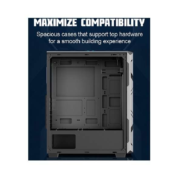 The Eye of Eternity Hestart Liquid Cooled Desktop Gaming Empty Case ATX/Micro ATX/Mini ATX